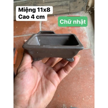 Chậu mini bonsai gốm Bát Tràng - Giá 19.000đ, chất liệu cao, thiết kế tinh tế 8