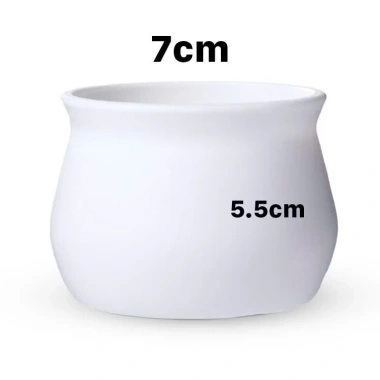 Chậu Nhựa Mini Handmade 7x5,5cm Trang Trí Bàn - Kèm Sắn Xốp và Rêu, Giá 20.500₫