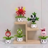 Chậu Nhựa Mini Handmade 7x5,5cm Trang Trí Bàn - Kèm Sắn Xốp và Rêu, Giá 20.500₫ 2