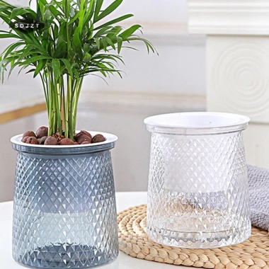 Chậu tự dưỡng vân kim cương 2.204 - Chậu mọng nước mini để bàn, trang trí cây hoa, giá ưu đãi 35.100 VND 9