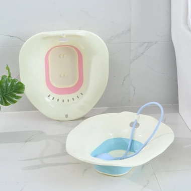 Chậu Xông Vùng Kín Gấp Gọn Phụ Nữ Sau Sinh kèm Vòi Xịt, Thảo Dược, Giá 23.000 VND 3