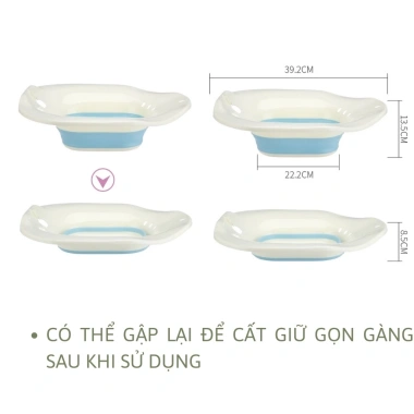 Chậu Xông Vùng Kín Gấp Gọn Phụ Nữ Sau Sinh kèm Vòi Xịt, Thảo Dược, Giá 23.000 VND 5