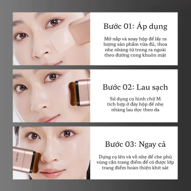 Che Khuyết Điểm Hoàn Hảo - Che Quầng Thâm, Mụn, Lỗ Chân Lông, Lớp Trang Điểm Lâu Trôi 115.820 VND 5