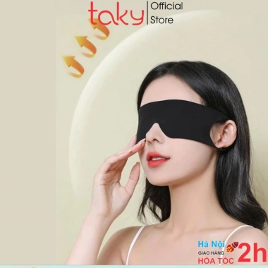 Che Mắt Ngủ Taky - Mặt Nạ Ngủ Nhỏ Gọn Thoáng Khí, Mềm Mại, cho Ngủ Trưa Văn Phòng và Xe Ôtô, Giá 29.000₫