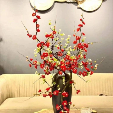 Cherry Cổ loại 1 đủ nhánh, cành dài 105cm - Trang trí Tết siêu đẹp, giá 84.000đ 3