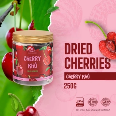 Cherry sấy khô Chile chua nhẹ ngọt thanh - Giá ưu đãi 150.000đ, giảm từ 181.500đ 9 Cherry sấy khô Chile chua nhẹ ngọt thanh - Giá ưu đãi 150.000đ, giảm từ 181.500đ 9