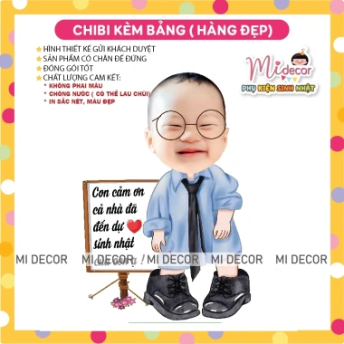 Chibi Bảng Thông Tin Trang Trí Thôi Nôi và Sinh Nhật Bé Trai, Bé Gái - Giá 136.000 giảm 20 phần trăm 3 Chibi Bảng Thông Tin Trang Trí Thôi Nôi và Sinh Nhật Bé Trai, Bé Gái - Giá 136.000 giảm 20 phần trăm 3