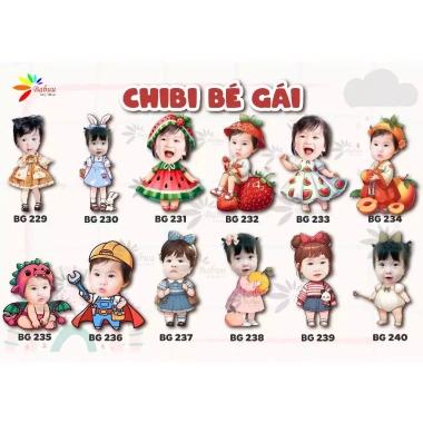 Chibi sinh nhật in hình thôi nôi bé gái trai - miễn phí thiết kế tặng chân đứng 38.000đ 9 Chibi sinh nhật in hình thôi nôi bé gái trai - miễn phí thiết kế tặng chân đứng 38.000đ 9