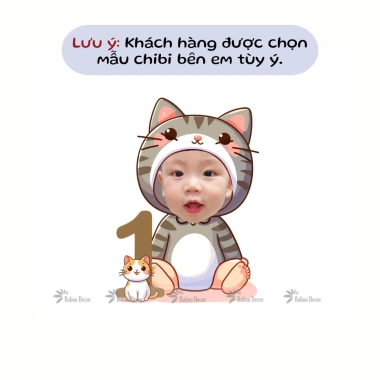 Chibi sinh nhật in hình thôi nôi bé gái trai - miễn phí thiết kế tặng chân đứng 38.000đ 10 Chibi sinh nhật in hình thôi nôi bé gái trai - miễn phí thiết kế tặng chân đứng 38.000đ 10