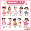 Chibi sinh nhật thôi nôi bé gái - FREE thiết kế, gửi mẫu trước khi in, chỉ 50.000 VND 3