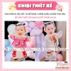 Chibi sinh nhật thôi nôi bé gái - FREE thiết kế, gửi mẫu trước khi in, chỉ 50.000 VND 8