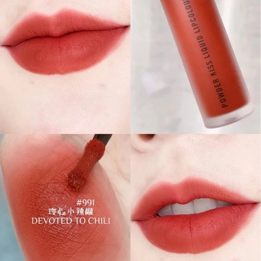 CHIẾT 0.7ml Son kem lì M4C Powder Kiss - Màu đa dạng, bền màu, Giá 81.500₫