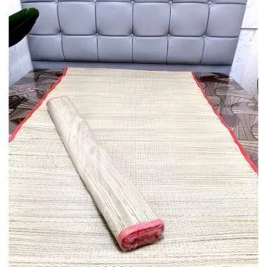 Chiếu Cói Xếp Truyền Thống Cao Cấp - Mát Lạnh Tự Nhiên, Gấp Gọn, Viền Đỏ, Ngủ Văn Phòng - 40.000₫ (Giá gốc 48.000₫) 8