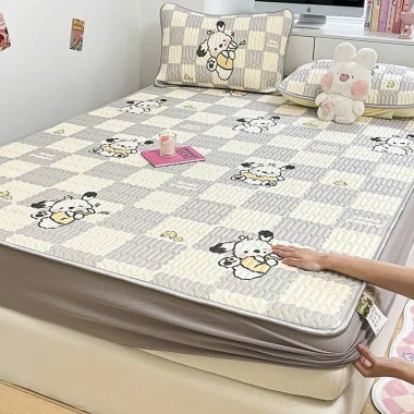Chiếu điều hòa Bo Chun 5D bọc đệm trần bông 1m6 1m8 2m2 mẫu mới giá 220.000 VND 2