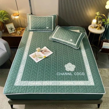 Chiếu điều hoà cao su non màu trơn Bọc chun Boss Decor - phủ đệm, đủ size, tặng 2 vỏ gối cùng màu - giá ưu đãi 357.200₫ 5