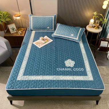 Chiếu điều hoà cao su non màu trơn Bọc chun Boss Decor - phủ đệm, đủ size, tặng 2 vỏ gối cùng màu - giá ưu đãi 357.200₫ 6