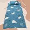 Chiếu văn phòng 3 trải sàn cao cấp chống trơn trượt, đệm du lịch 90x200cm gấp gọn đa năng - Giá 55.000 2