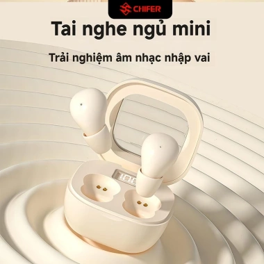 CHIFER SK19 Tai nghe không dây Bluetooth TWS nhét tai vô hình, ngủ - 138.000đ