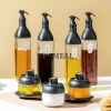 Chính hãng hũ đựng gia vị thủy tinh 500ml: dầu ăn, mật ong, xì dầu, nước mắm - 31.400đ 3