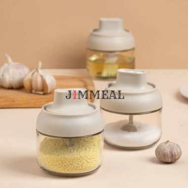 Chính hãng hũ đựng gia vị thủy tinh 500ml: dầu ăn, mật ong, xì dầu, nước mắm - 31.400đ 5