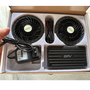 (CHÍNH HÃNG) Phụ Kiện Áo Điều Hòa GIFV Pin 50.000mAh, Quạt Không Chổi Than 12V – Hiệu Suất Cao