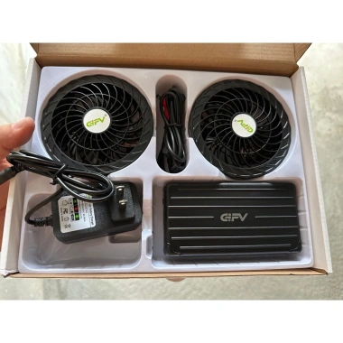 (CHÍNH HÃNG) Phụ Kiện Áo Điều Hòa GIFV Pin 50.000mAh, Quạt Không Chổi Than 12V – Hiệu Suất Cao 8