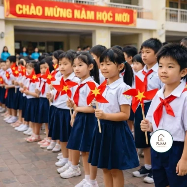 Chong chóng nhựa 4 cánh sao vàng – Cầm tay, treo dây, học sinh, kỷ yếu, Tết 2.026 Bính Ngọ – 45.000₫ 2