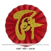 Chữ Thư Pháp 10cm Keo Dán Trang Trí Tết Decor Không Gian Truyền Thống Giá 3.900₫ 4