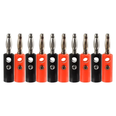Chuối Cắm 10 chiếc 4mm - Kiểm tra cắm, kết nối âm thanh, video, loa, cáp adapter, thiết bị đầu cuối, giá ưu đãi 42.680₫