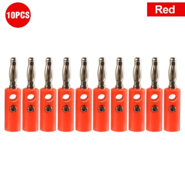 Chuối Cắm 10 chiếc 4mm - Kiểm tra cắm, kết nối âm thanh, video, loa, cáp adapter, thiết bị đầu cuối, giá ưu đãi 42.680₫