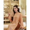 Chuỗi hạt ngọc trai cỏ 4 đá màu vàng sang chảnh - Hàng sẵn, giá 95.000 đồng 5