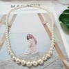 Chuỗi vòng cổ ngọc trai nhân tạo 2 tầng - thiết kế cách tân, phù hợp áo dài, chỉ 15.000₫ 7