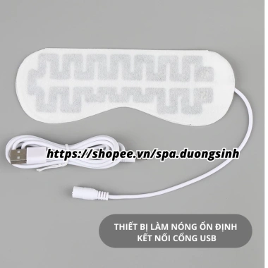 Chườm Mắt Thảo Dược Điện Nóng - Giảm Mỏi, Quầng Thâm, Nếp Nhăn, Spa Dưỡng Sinh Giá 70.000đ