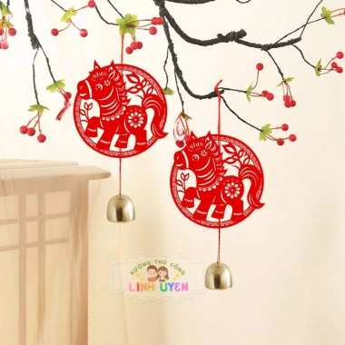 Chuông gió Ngựa Như Ý 2.026 Treo Trang Trí Lễ Tết Decor Năm Mới Giá Ưu Đãi 35,993₫