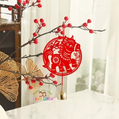 Chuông gió Ngựa Như Ý 2.026 Treo Trang Trí Lễ Tết Decor Năm Mới Giá Ưu Đãi 35,993₫