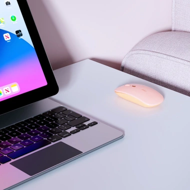 Chuột Bluetooth Không Dây TEKKIN INPHIC Q8 - Màu Trà Sữa, Giá chỉ 199.000