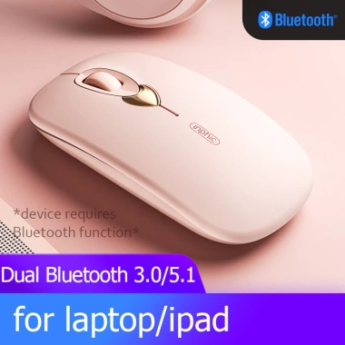 Chuột Bluetooth Không Dây TEKKIN INPHIC Q8 - Màu Trà Sữa, Giá chỉ 199.000
