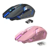 Chuột Gaming Không Dây T1 Ergonomic 2.4G USB Quang Học Màu Hồng Giá 135.000₫ 8