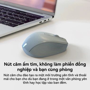 Chuột Không Dây 2.4G Macaron cho Laptop PC - Nút Ấn Tĩnh Âm, phản hồi nhanh, pin lâu, thiết kế sang trọng, kết nối ổn định, giá ưu đãi 66.000₫ 3