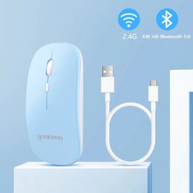 Chuột không dây Bluetooth 2 trong 1 Goojodoq 2.4GHz - Siêu nhạy, pin lâu, giá 71.100₫ 7