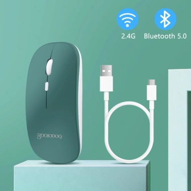 Chuột không dây Bluetooth 2 trong 1 Goojodoq 2.4GHz - Siêu nhạy, pin lâu, giá 71.100₫ 10