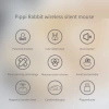 Chuột Không Dây Bluetooth Tai Thỏ Cute MOFII M6 tặng Pin CM6 giá 172.820 VND 4