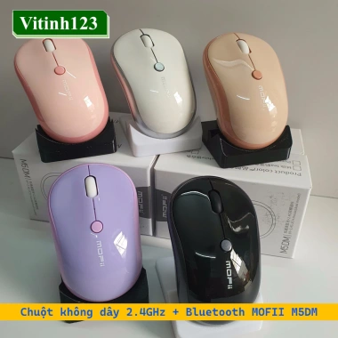 Chuột Không Dây MOFII M3DM Bluetooth - Thiết Kế Ergonomic, Pin Lâu, Giá 150.000₫ 3
