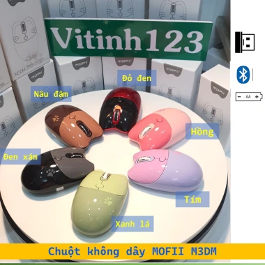 Chuột Không Dây MOFII M3DM Bluetooth - Thiết Kế Ergonomic, Pin Lâu, Giá 150.000₫ 9
