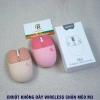 Chuột không dây Wireless 2.4G hồng Gaming & Văn phòng - Silent Click, Giá chỉ 98.000₫ 2
