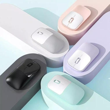 Chuột không dây Wireless 2.4G hồng Gaming & Văn phòng - Silent Click, Giá chỉ 98.000₫ 5
