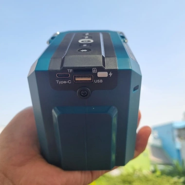 Chuyển đổi pin máy công cụ sang loa Bluetooth, sạc nhanh 18W, hỗ trợ Pin Makita - 473k 9
