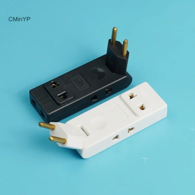 Cminyp 4 trong 1 ổ cắm tường EU 180° – Adapter du lịch di động, chuyển đổi điện, Vinh Quang 2