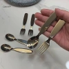 Cminyp Bộ Đồ Ăn Trẻ Em Thép Không Gỉ 304 Thìa Nĩa Inox Sâu Dày Giá Ưu Đãi 40.920đ 2