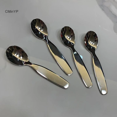 Cminyp Bộ Đồ Ăn Trẻ Em Thép Không Gỉ 304 Thìa Nĩa Inox Sâu Dày Giá Ưu Đãi 40.920đ
